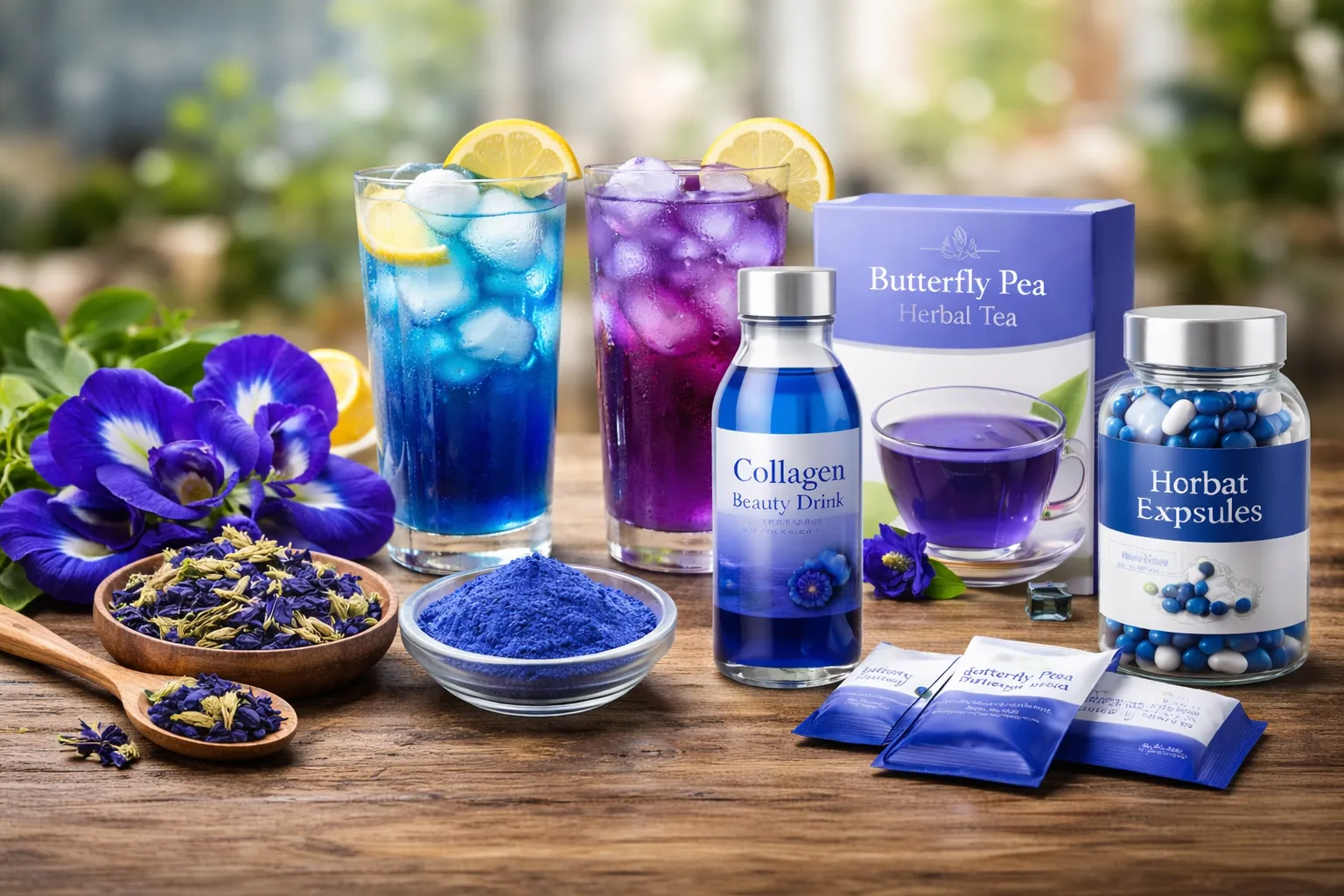 Butterfly Pea Extract for OEM Beverage Brands : Natural Blue Ingredient